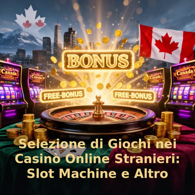 Selezione di Giochi nei Casinò Online Stranieri: Slot Machine e Altro